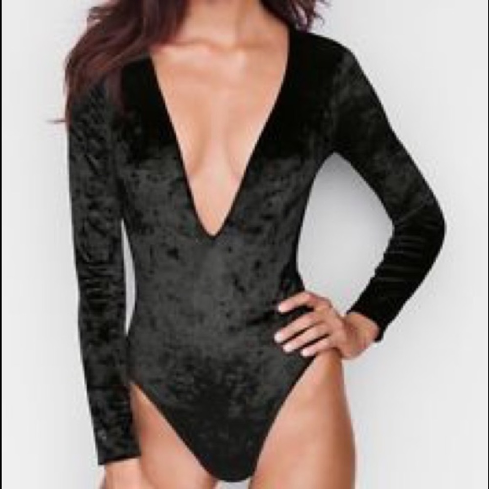 VS crushed velvet jumpsuit
